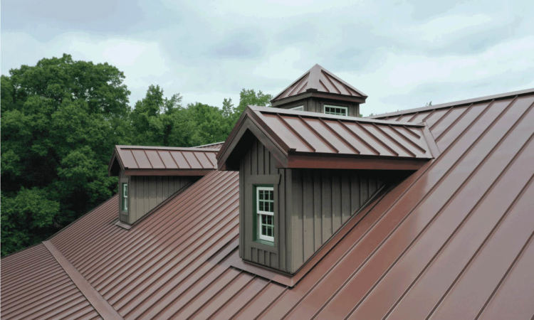 Brown Metal Roof