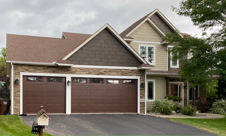 Brown & Beige House Siding