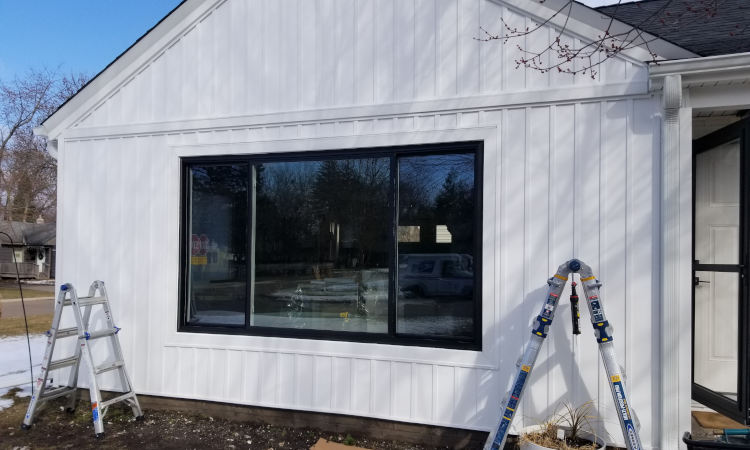Black Frame Window Replacement