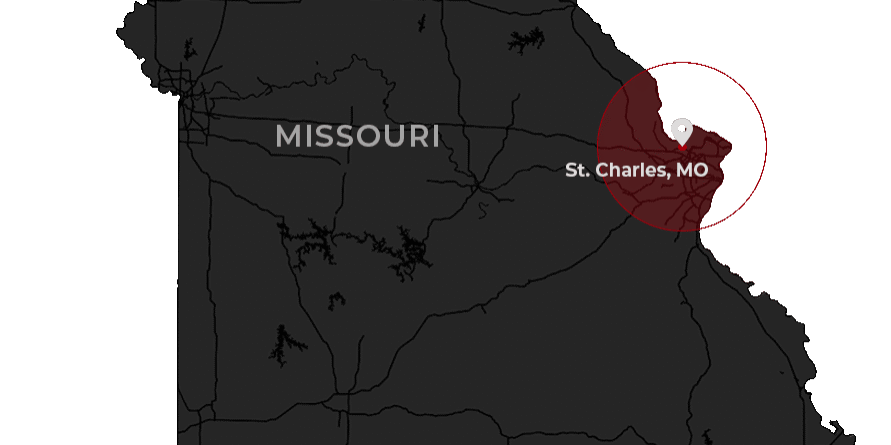 Roofing and Siding Service Area - St. Charles MO